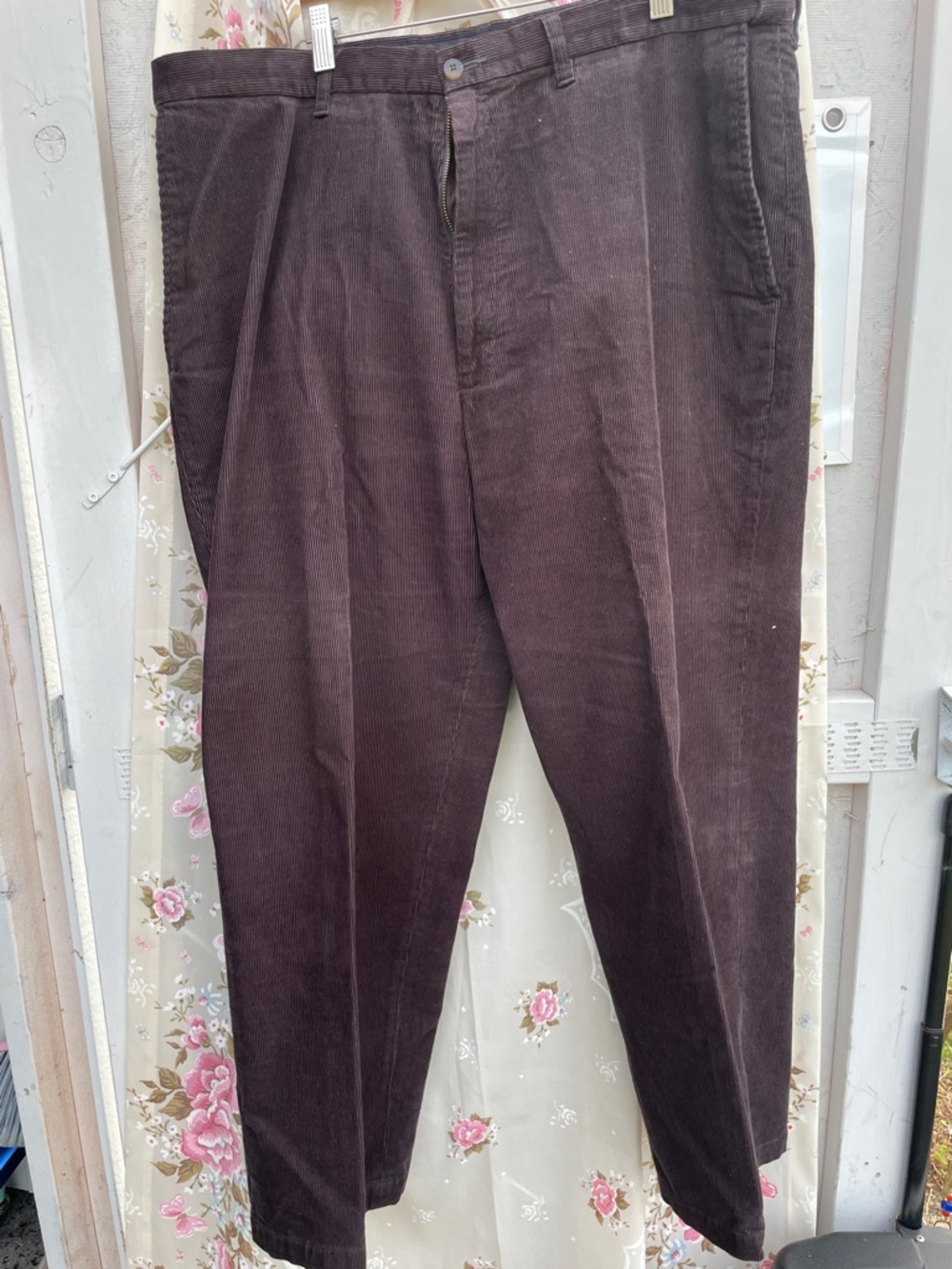 Haggar Dark Brown Corduroy Trousers